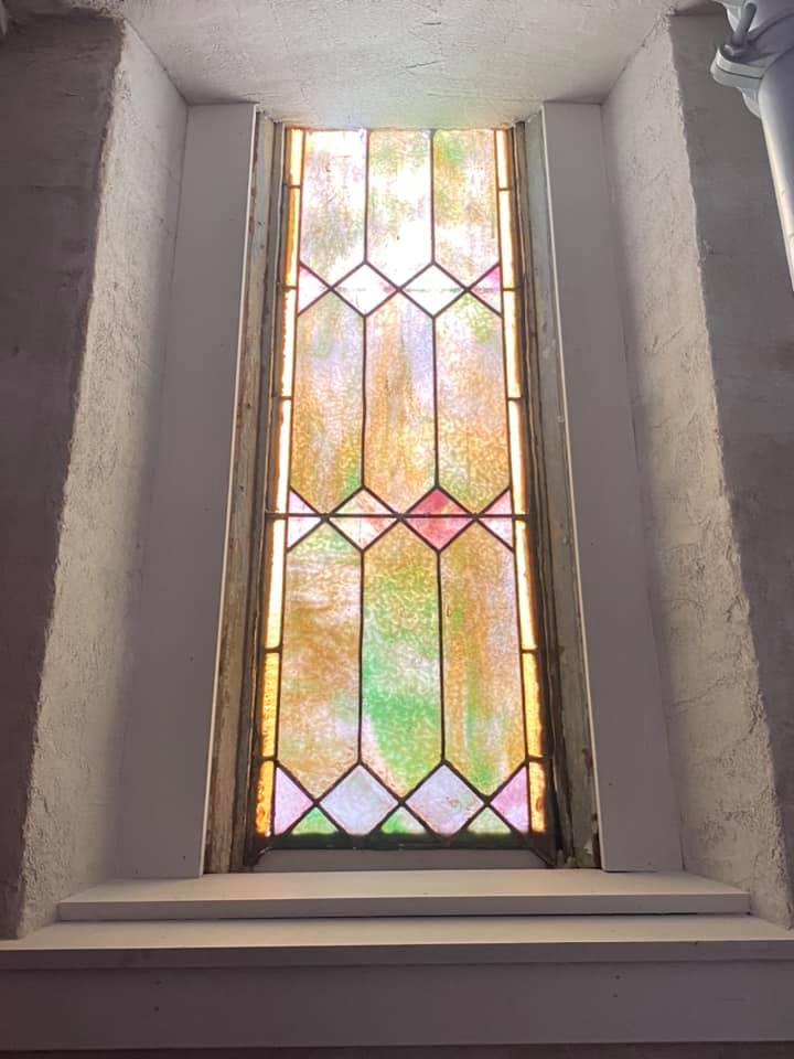 Restoration of Original Stained Glass Window