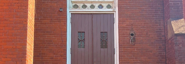 Original Doors Restored with Fresh Coat of Paint