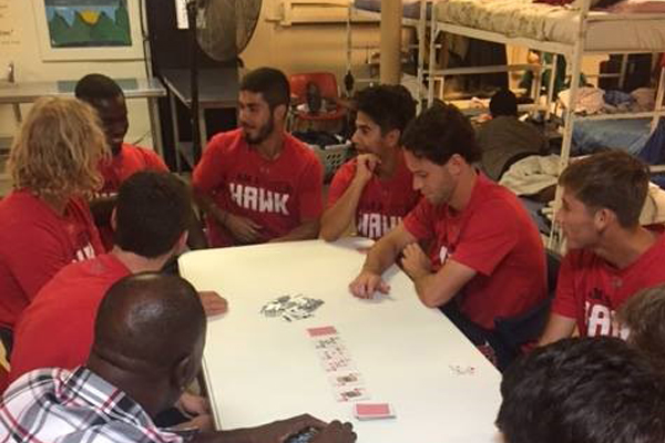 Game Night and Dinner with the UHART Hawks
