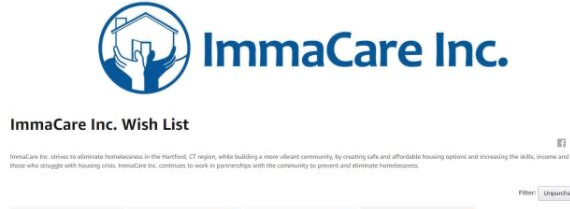 ImmaCare’s Amazon Charity List